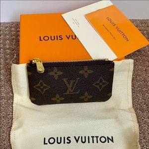 Monogram LV key pouch